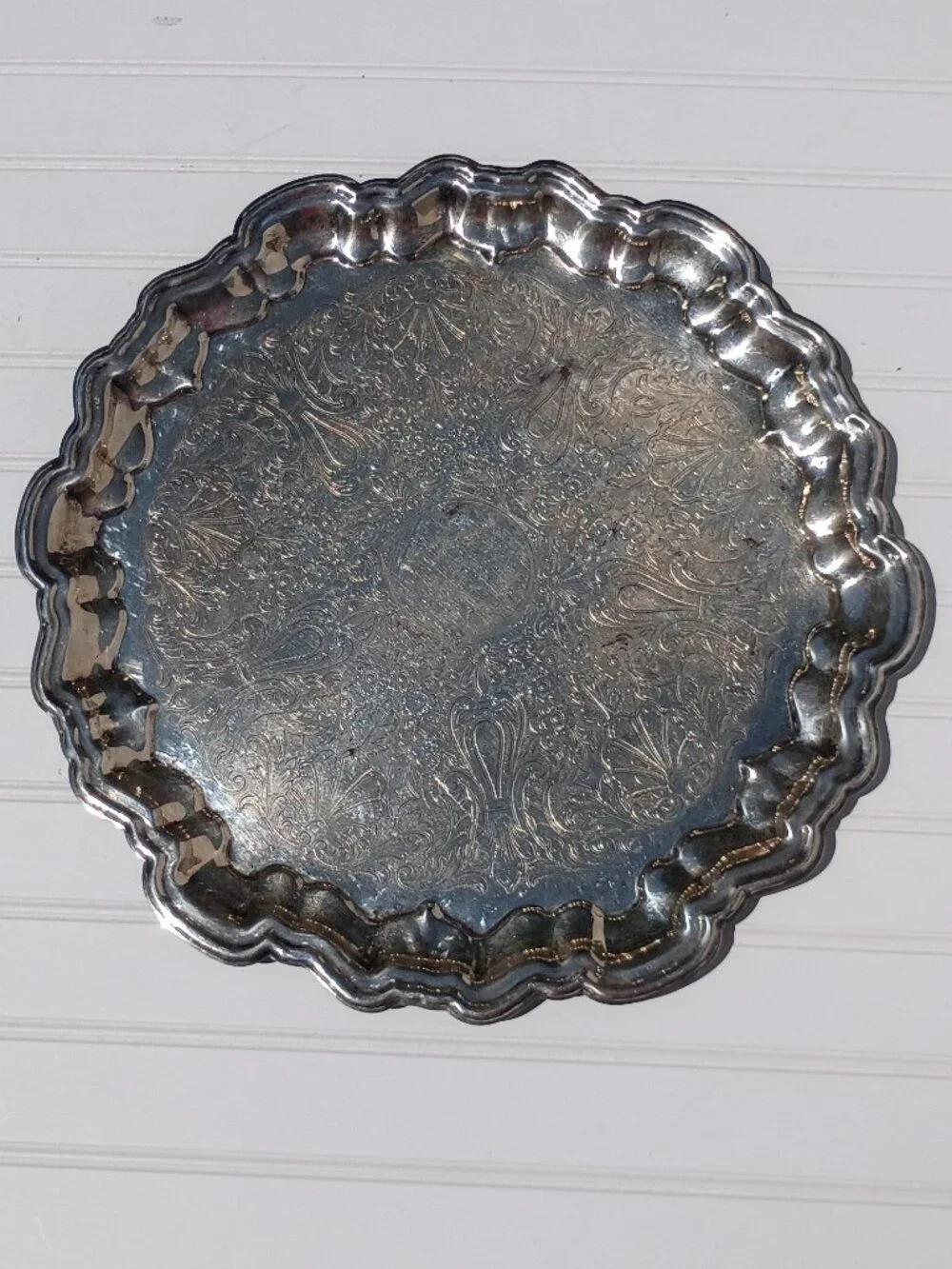 Vintage Silverplate Serving Tray Platter 16
